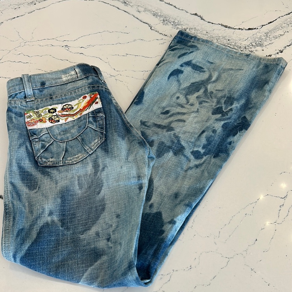 Joe’s Vintage Series 1971 Sunshine Tye Dye Y2K Jeans sz. 25